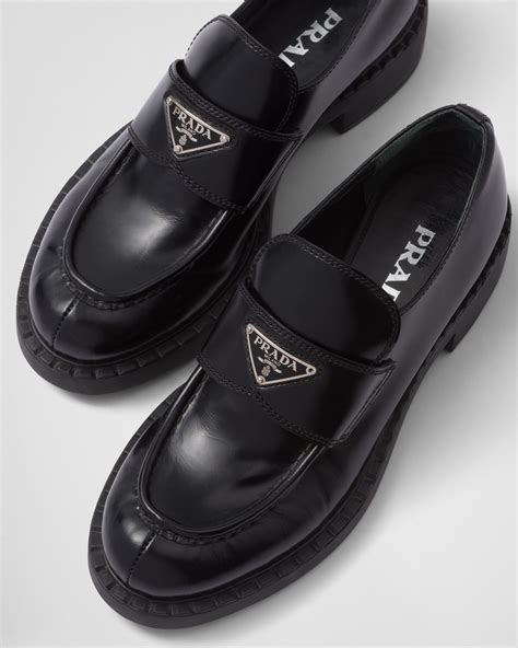 prada women's loafers|mokassins prada.